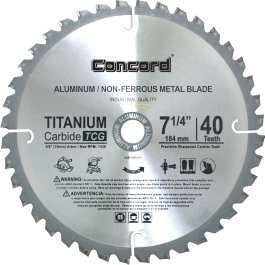 Concord Blades ACB1000T100HP 10-Inch 100 Teeth TCT Non-Ferrous Metal Saw Blade 